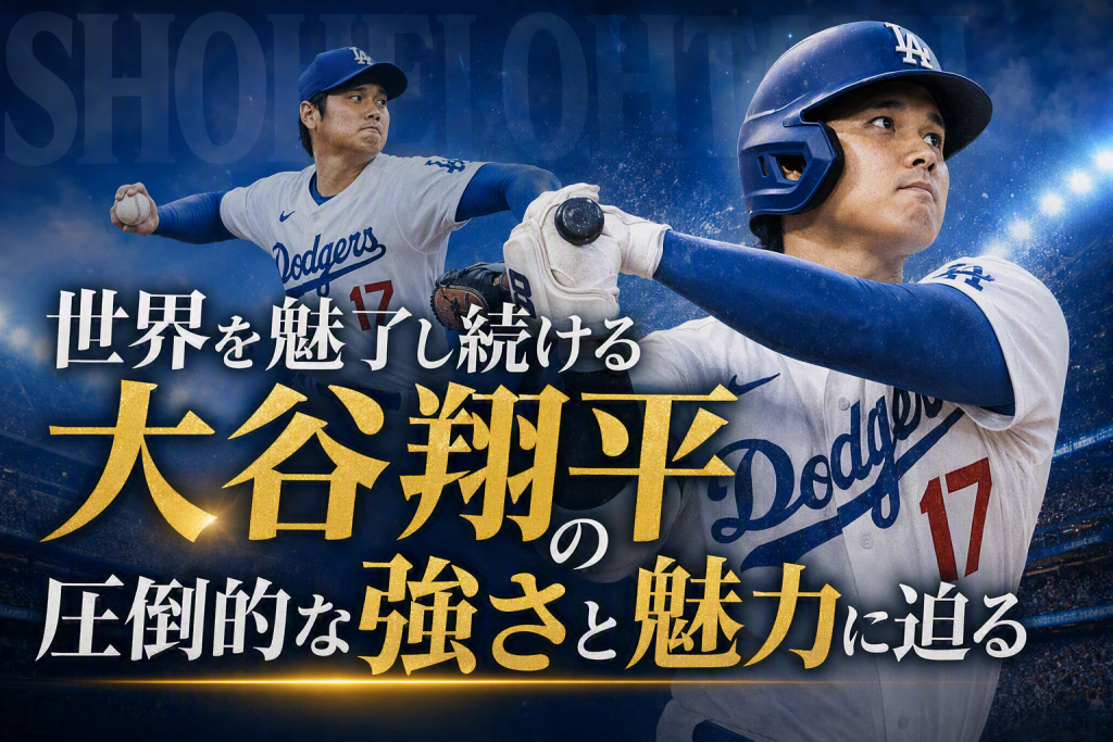 世界を魅了し続ける大谷翔平の圧倒的な強さと魅力に迫る